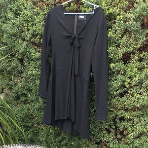 Reformation Black Rayon Dress